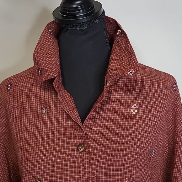 KORET City Blues sz M button up shirt - Picture 2 of 10